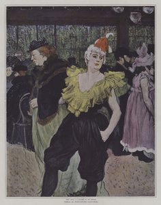 Clowness Cha-U-Kao v Moulin Rouge od Henri de Toulouse Lautrec