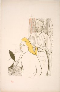 Účes. Divadelní program zdarma od Henri de Toulouse Lautrec