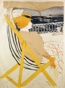 La Passagere du 54 ou Promenade en Yacht od Henri de Toulouse Lautrec