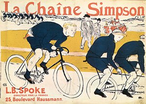 The Simson Chain, Reklamní plakát, 1896.