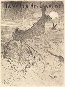 The Waltz of the Rabbits, 1895. od Henri de Toulouse Lautrec