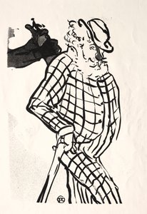 Le Café-concert: Chanteur Américain, 1893