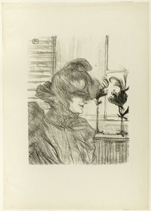 Le Margoin (mademoiselle Louise Blouet) od Henri de Toulouse-Lautrec