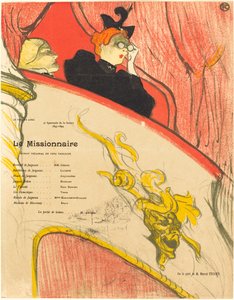 Misionář od Henri de Toulouse Lautrec