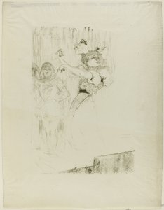 Lender Dancing the Bolero v Chilpéric od Henri de Toulouse Lautrec