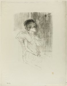 Věřitel sedí od Henri de Toulouse Lautrec