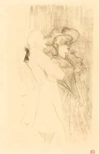 Lender a Auguez v "La chanson de fortunio" (Lender a Auguez v "La chanson de fortunio") od Henri de Toulouse Lautrec