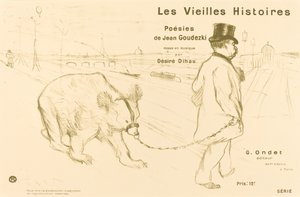 Staré příběhy (obálka/frontispice) od Henri de Toulouse Lautrec