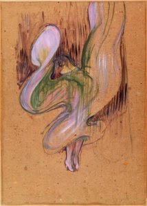 Loïe Fuller v Folies Bergère od Henri de Toulouse Lautrec