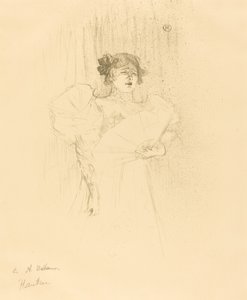 Luce Myres Full Face Luce Myrès, plná tvář, 1895. od Henri de Toulouse Lautrec
