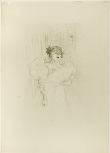 Luce Myres, pohled zepředu od Henri de Toulouse Lautrec