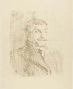 Lucien Guitry, aus Treize Lithographies von Henri de Toulouse-Lautrec