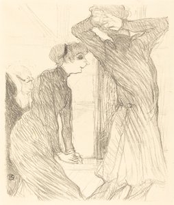 Lugne Poe a Baldy v „Nad lidskými silami“ (Lugne Poe a Baldy v „Beyond Human Forces“) od Henri de Toulouse Lautrec