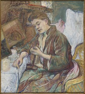 Madame Favre bei ihrer Toilette, 1891 von Henri de Toulouse Lautrec