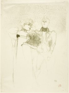 Mademoiselle Lender, v Madam Satan od Henri de Toulouse Lautrec