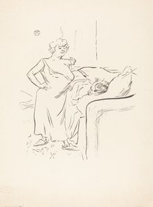 Muž a žena od Henri de Toulouse Lautrec