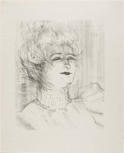 Marie-Louise Marsy, z Treize Lithographies od Henri de Toulouse-Lautrec