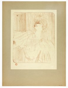 À Menilmontant od Bruanta, čtvrtý talíř od Yvette Guilbertové od Henri de Toulouse-Lautrec