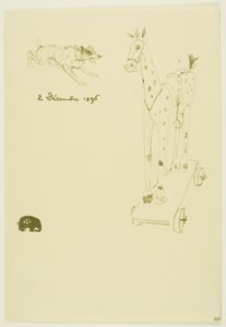Menu Sylvain od Henri de Toulouse Lautrec