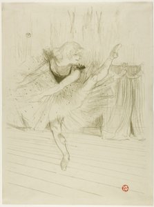 Slečna Ida Heath, anglická tanečnice od Henri de Toulouse-Lautrec