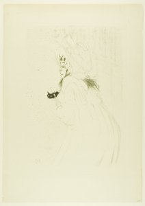 Slečna May Belfortová se klaní od Henri de Toulouse Lautrec