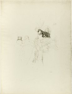 Slečna May Belfortová v baru Achille od Henri de Toulouse Lautrec