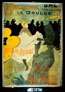 Moulin Rouge, La Goulue von Henri de Toulouse Lautrec