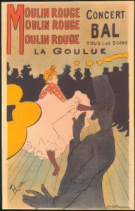 Moulin Rouge, La Goulue od Henri de Toulouse Lautrec