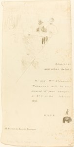 Einladung von Herrn und Frau Alexandre Natanson (1895)