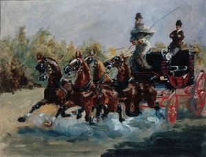 Pěkné, na Promenade des Anglais od Henri de Toulouse Lautrec