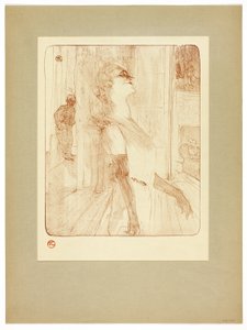 Na scéně, první deska od Yvette Guilbert od Henri de Toulouse Lautrec