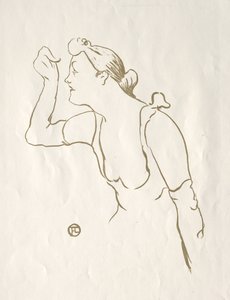 Paula Brebion, 1893. od Henri de Toulouse Lautrec