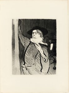 Portrét Aristida Bruanta, z knihy Le Café-Concert od Henri de Toulouse-Lautrec