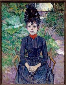 Portrét Justine Dieuhl Obraz Henri de Toulouse Lautreca (1864-1901) 1891 Sun. 0,74x0,58 m Paříž, musee d