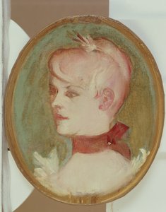 Porträt eines Mädchens, 1892 von Henri de Toulouse Lautrec