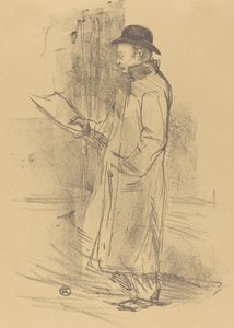 Program pro "Benefice Gemier" (Programme du "Bénéfice Gemier") od Henri de Toulouse Lautrec