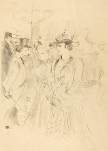 Promenáda (Promenoir) od Henri de Toulouse Lautrec
