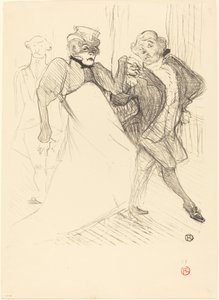 Réjane und Galipaux in Madame Sans-Gêne, 1894 von Henri de Toulouse Lautrec