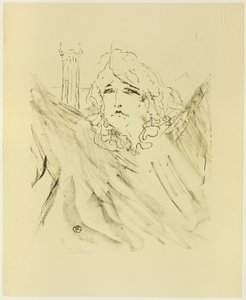 Sarah Bernhardt, z Treize Lithographies od Henri de Toulouse-Lautrec