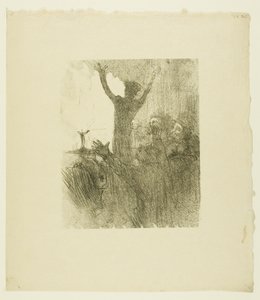 Schlomé Fuss in der Synagoge, aus Au Pied du Sinaï