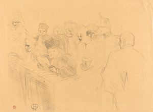 Soudaisova výpověď od Henri de Toulouse Lautrec
