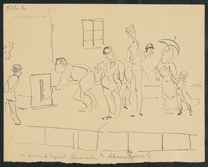 Ponoření, 1881 od Henri de Toulouse Lautrec