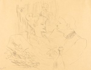Večeře v Londýně od Henri de Toulouse Lautrec
