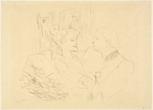 Večeře v Londýně od Henri de Toulouse Lautrec