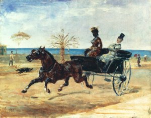 Černá hraběnka, 1881 od Henri de Toulouse Lautrec