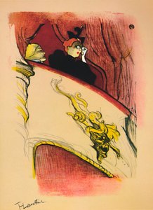 Krabice se zlacenou maskou, 1893, 1946 od Henri de Toulouse Lautrec