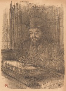 Výtvarný grafik Adolphe Albert od Henri de Toulouse Lautrec