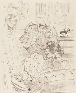 The Forfeit (La gage) od Henri de Toulouse Lautrec