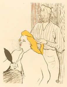 Kadeřník - program pro Théâtre Libre od Henri de Toulouse Lautrec