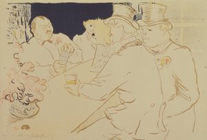 Die irische und amerikanische Bar, rue Royale, für The Chap Book, 1895 von Henri de Toulouse Lautrec